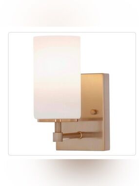 New Generation Lighting Brushed Gold Wall Sconce